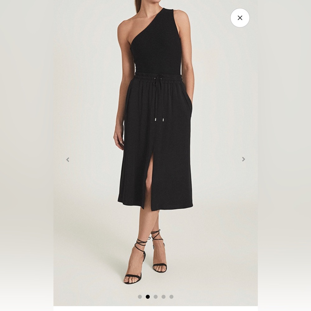 Reiss Saskia Black Skirt Sz 8 NEW
